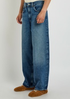 Agolde Deka Relaxed Straight-leg Jeans Blue