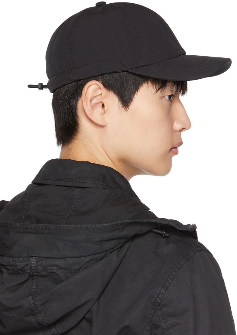 Stone Island Black 99222 Soft Shell-R Cap Stone Island