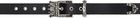 NULLUS Black Silver Filled King's Belt