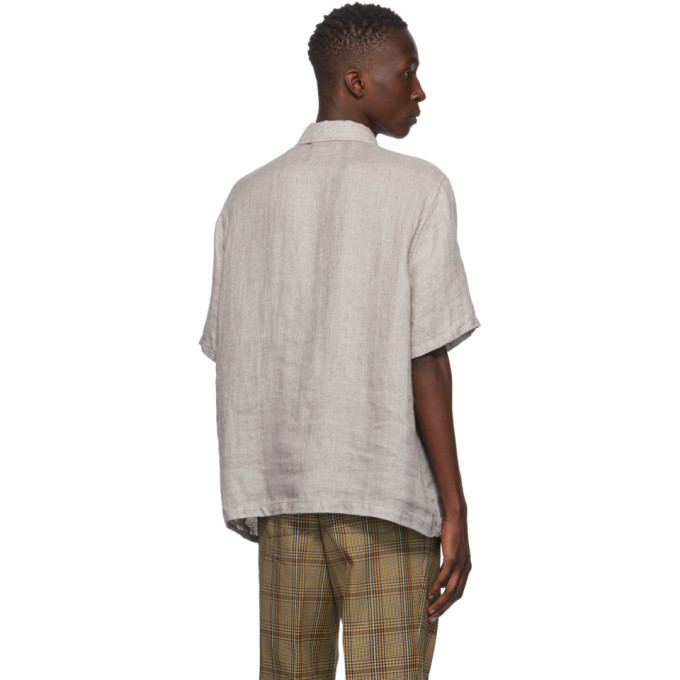 Our Legacy Grey Box Short Sleeve Shirt Our Legacy