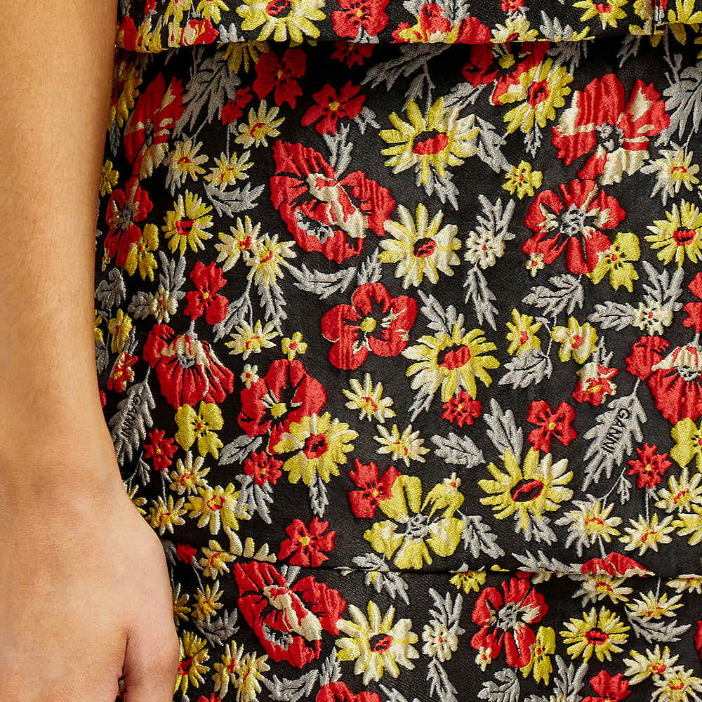 Floral mini skirt 3d print sale