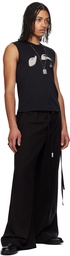 Ann Demeulemeester Black Ysewijn Smokey Eyes Tank Top