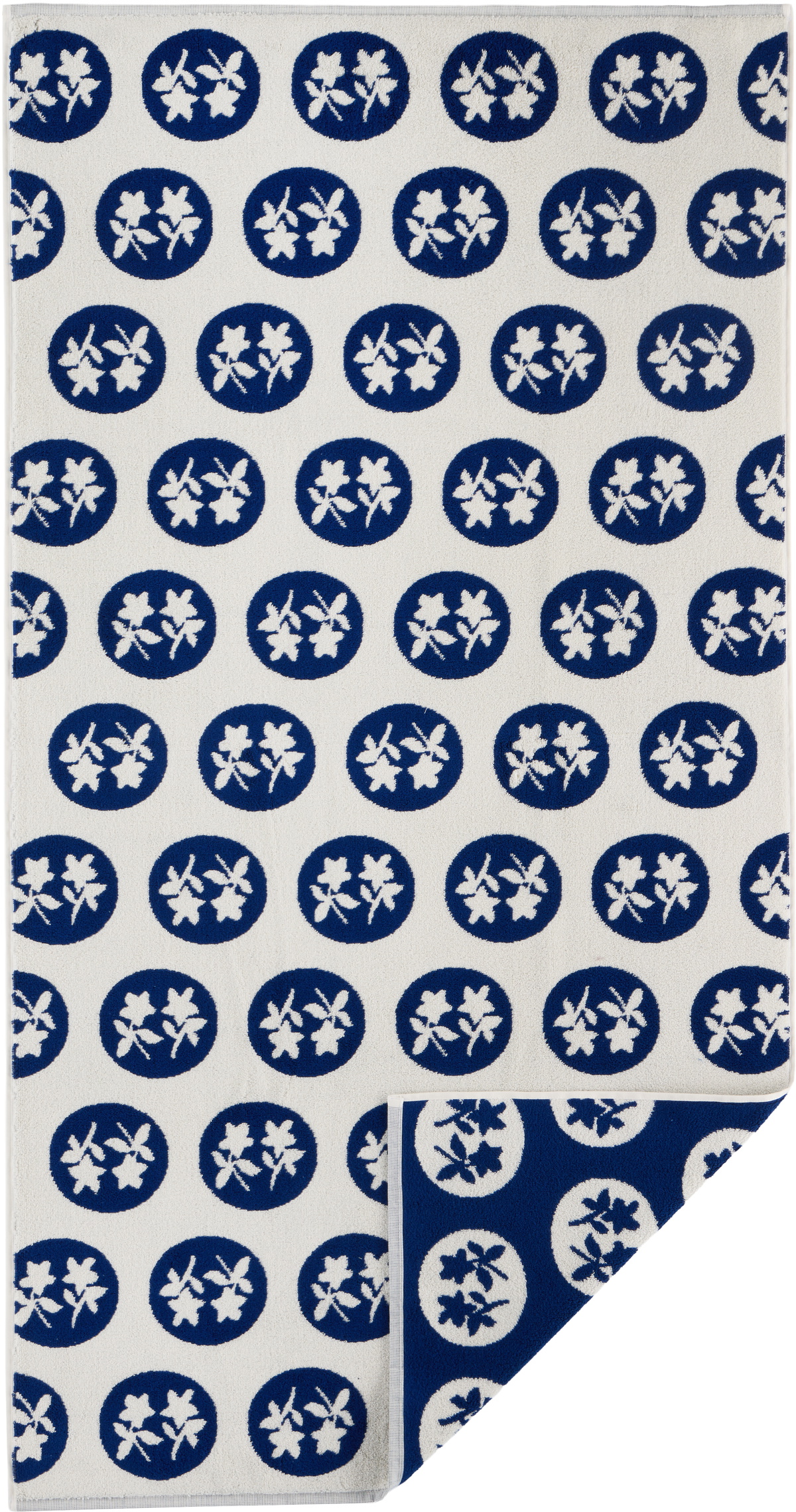 Dusen Dusen Navy Pattern Towel Set, 5 pcs