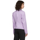 Pyer Moss Purple Wrap Blazer