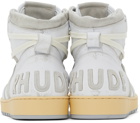 Rhude White & Grey Rhecess Hi Sneakers