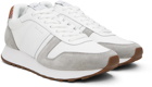 Paul Smith White & Gray Eighties Sneakers