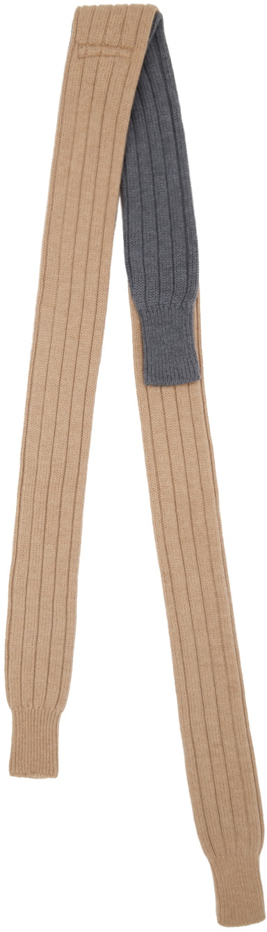 小物 Meryll Rogge Gray & Tan Double Scarf Meryll Rogge Gray & Tan Double Scarf Meryll Rogge