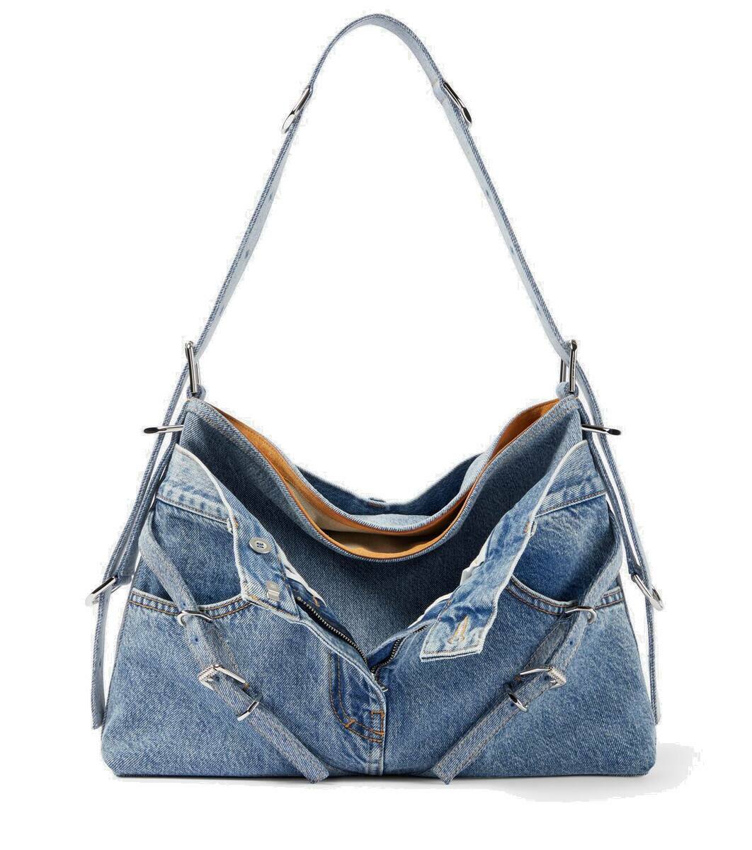 Givenchy Voyou Medium denim shoulder bag Givenchy