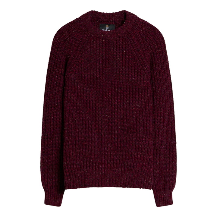 Photo: Barbour Men's Scottish Made Donegal Crew END. Exclusive in Merlot
