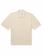 Corridor - Pointelle-Knit Mercerized Pima Cotton Shirt - Neutrals