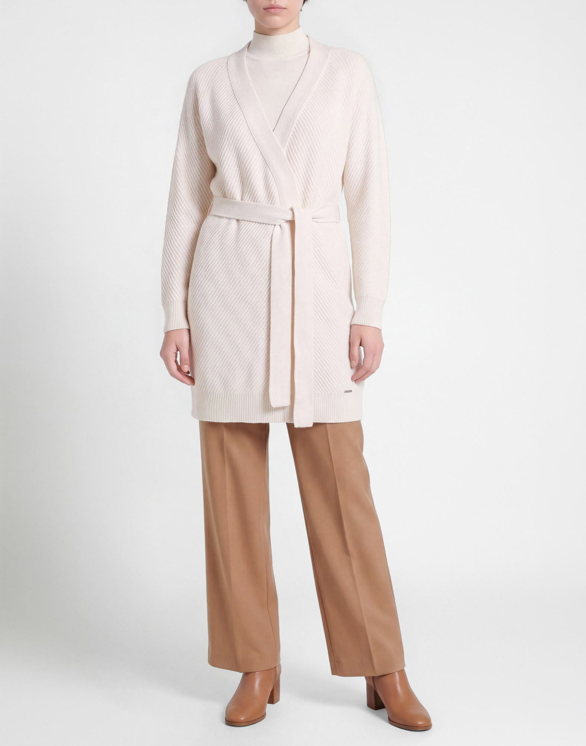 Kiton Womens Cardigan Ivory