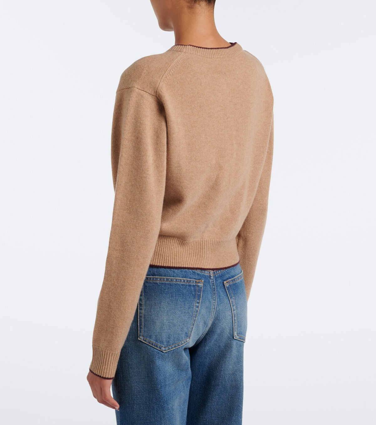 Chloé Logo wool and cashmere cardigan