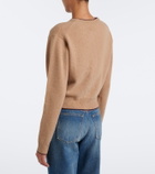 Chloé Logo wool and cashmere cardigan