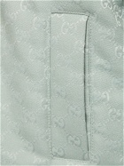 GUCCI - Gg Cotton Blend Canvas Bomber Jacket
