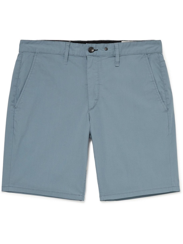 Photo: RAG & BONE - Paperweight Cotton-Blend Chino Shorts - Blue