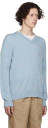 Maison Margiela Blue Cashmere Sweater