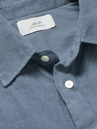 Mr P. - Linen Shirt - Blue