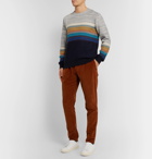 Missoni - Striped Cashmere-Blend Sweater - Blue