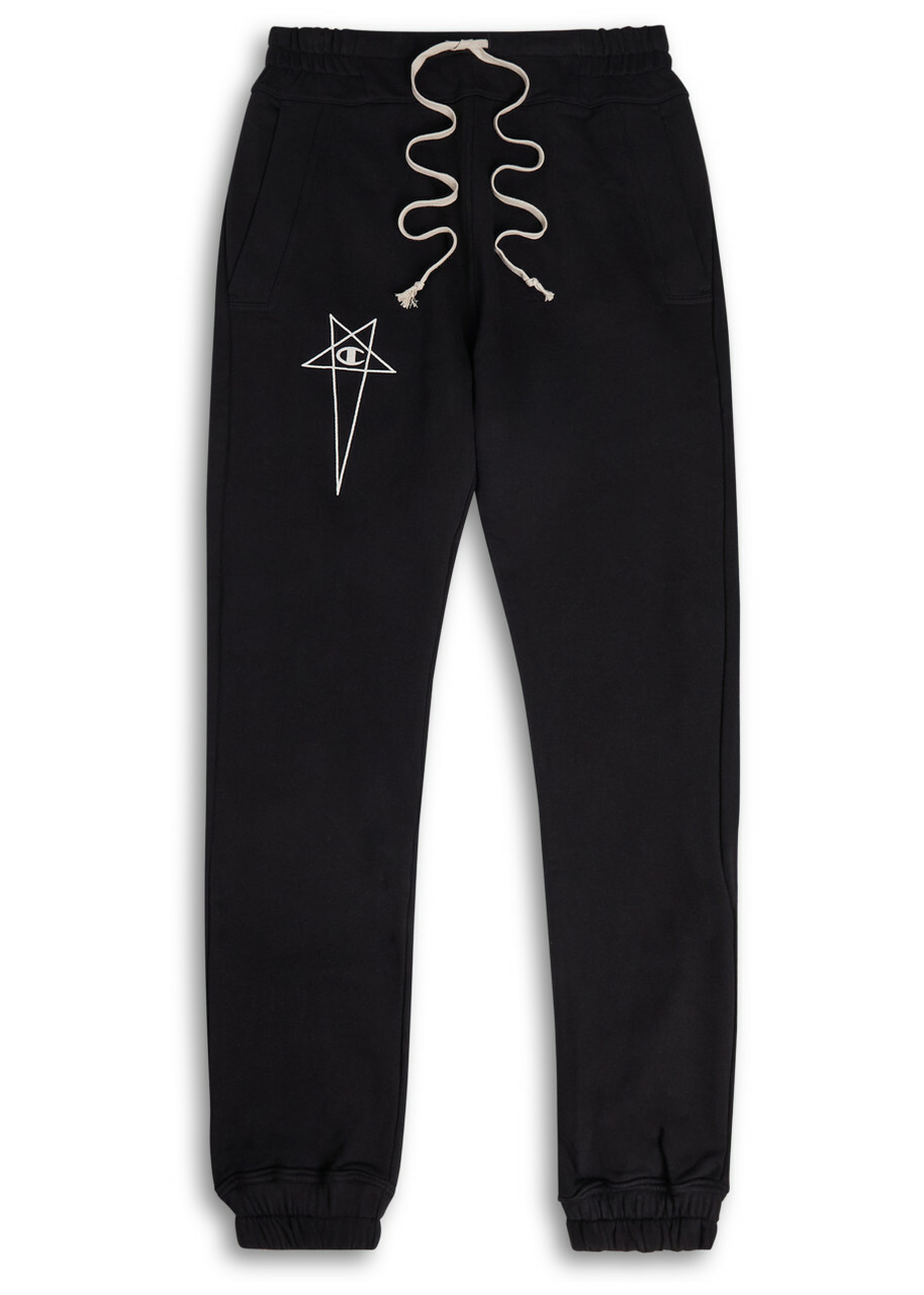 Rick Owens Black Performa Bauhaus Jogger Sweatshirt Rick Owens