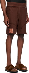 YAKU Brown Ralien Shorts