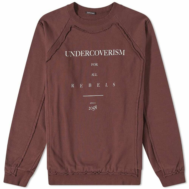 Photo: Undercoverism Men's Inside Out Sweat in Brown