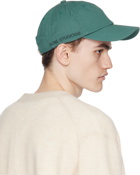 Acne Studios Green Embroidered Cap