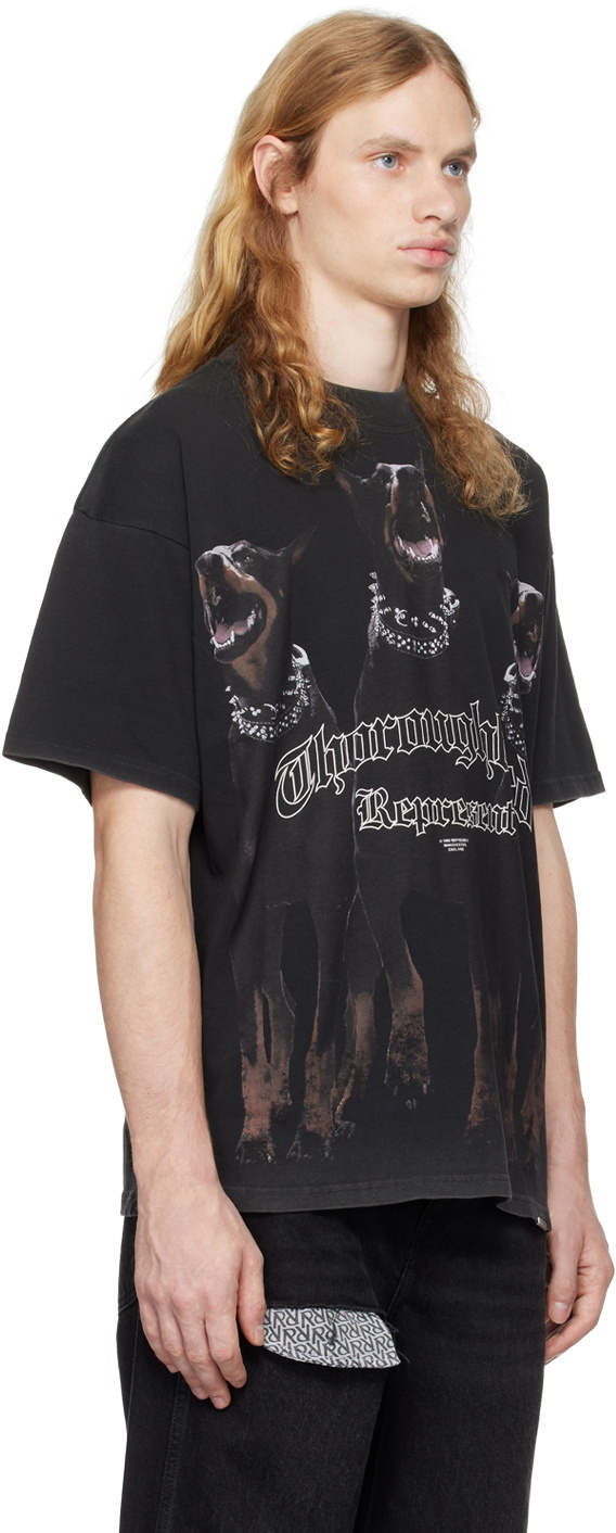 ★Represent★ ブラック 'Thoroughbred' Tシャツ Represent Black 'Thoroughbred' T-shirt Represent