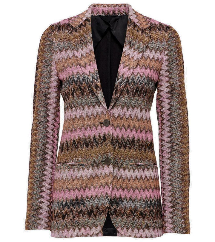 Photo: Missoni Zig Zag lamé blazer