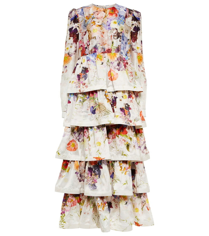 Photo: Zimmermann Prima Tiered silk midi dress