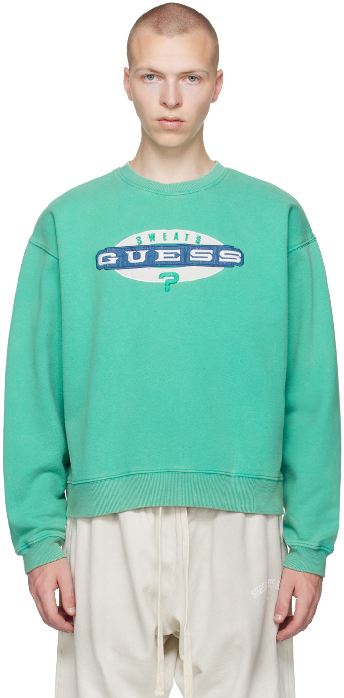 GUESS USA Blue Crewneck Sweatshirt