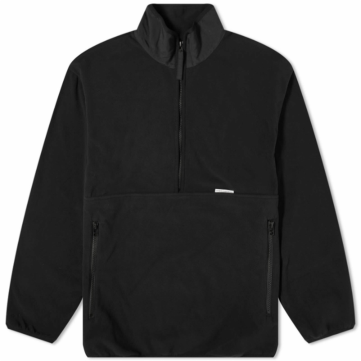Photo: Uniform Experiment Men's Polartec Half Zip Fleece in Black
