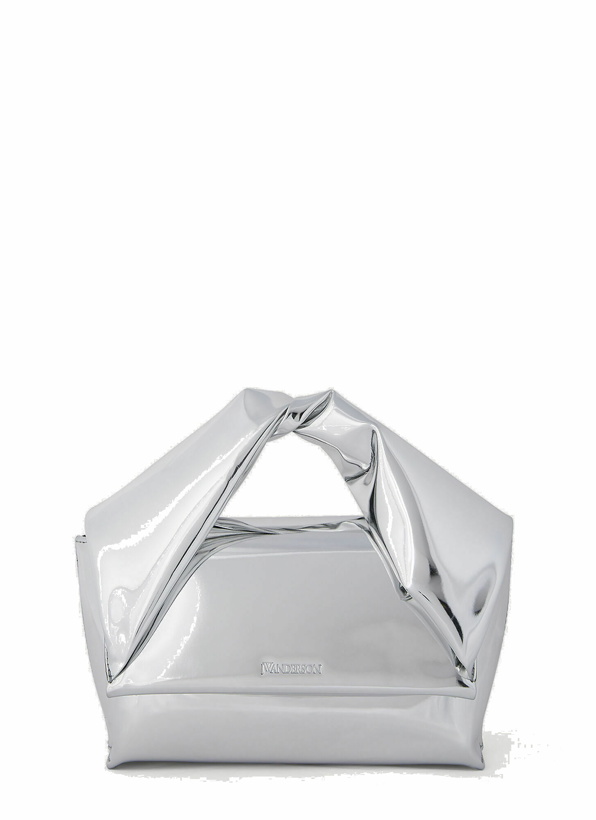Photo: JW Anderson - Mini Twister Shoulder Bag in Silver