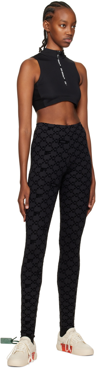 Off-White Black Monogram Leggings