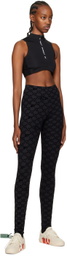 Off-White Black Monogram Leggings