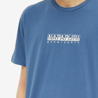 Napapijri Men's Sox Box T-Shirt in Blue Ensign