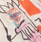 Wacko Maria - Basquiat Camp-Collar Printed Woven Shirt - Neutrals