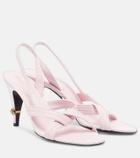 Versace Gianni Medusa leather slingback sandals