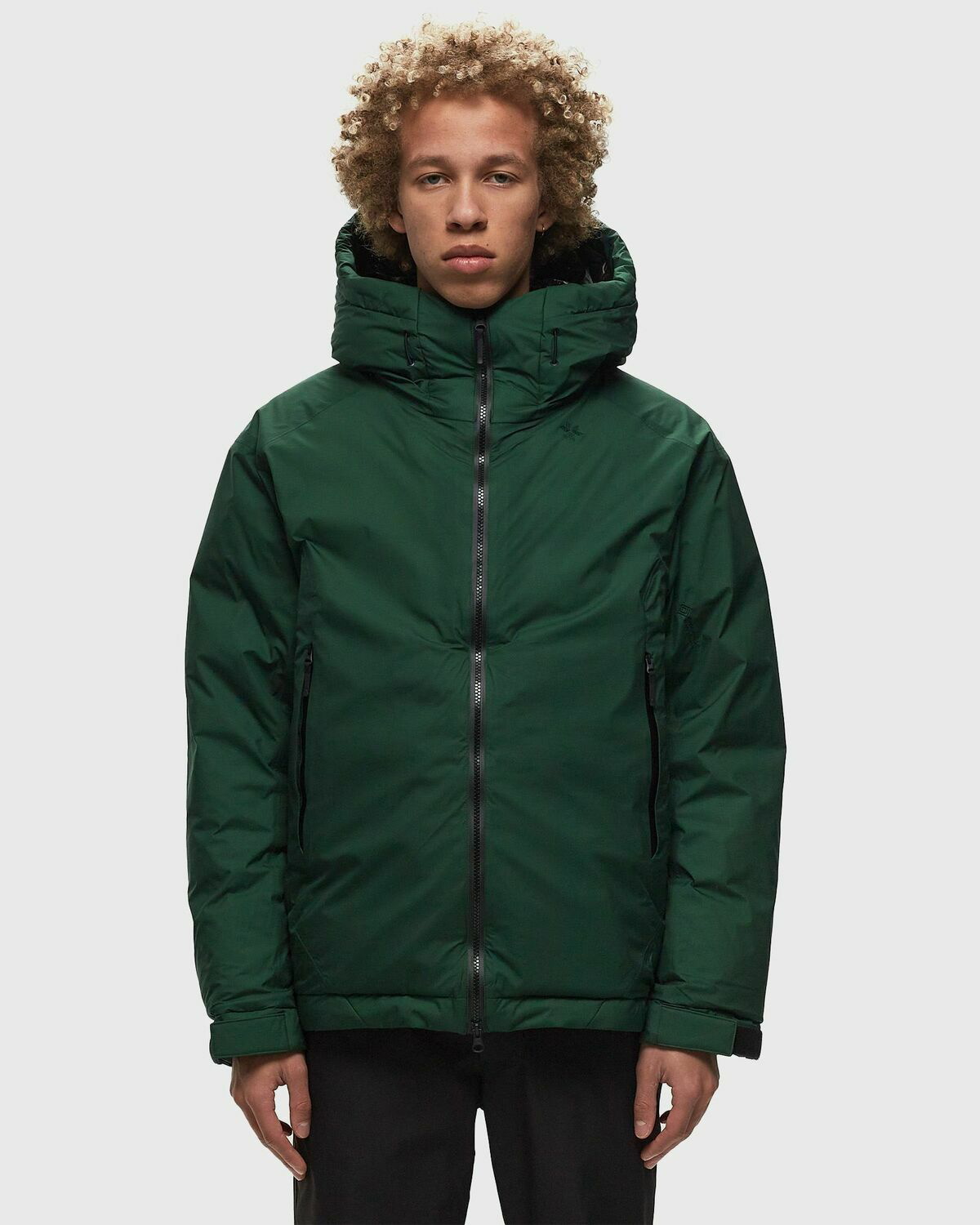 Goldwin Gore Tex Windstopper Down Parka Green - Mens - Parkas Goldwin