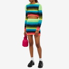 AGR Women's Lace Mohair Top in Multi