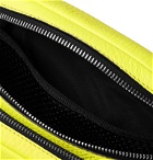 Fendi - Appliquéd Full-Grain Leather Belt Bag - Yellow