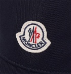 Moncler - Logo-Appliquéd Cotton-Twill Baseball Cap - Blue