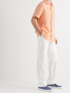 LORO PIANA - Linen Shirt - Orange