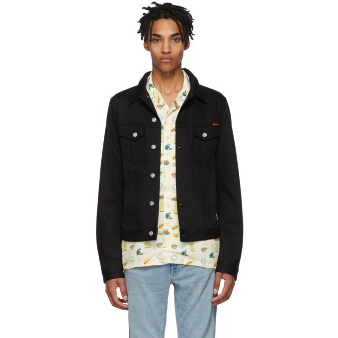 Nudie Jeans Black Denim Billy Jacket Nudie Jeans Co