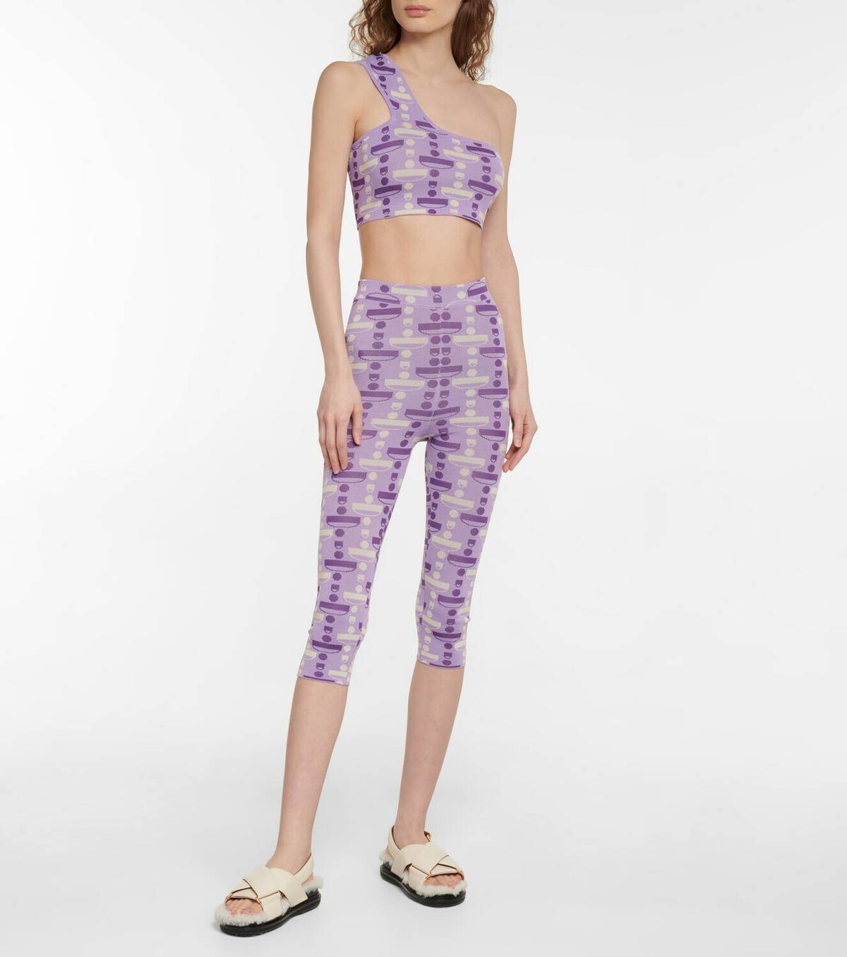 Dodo Bar Or Jacquard high-rise leggings