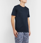 Zimmerli - Cotton-Jersey Pyjama T-Shirt - Blue