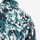 The North Face Men's Fleeski 1/4 Zip Pullover in Deep Nori Trail Grid