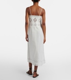 Isabel Marant Nelsane cotton and linen midi dress