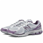 New Balance ML860PP2 'Milky Way' Sneakers in Midnight Violet