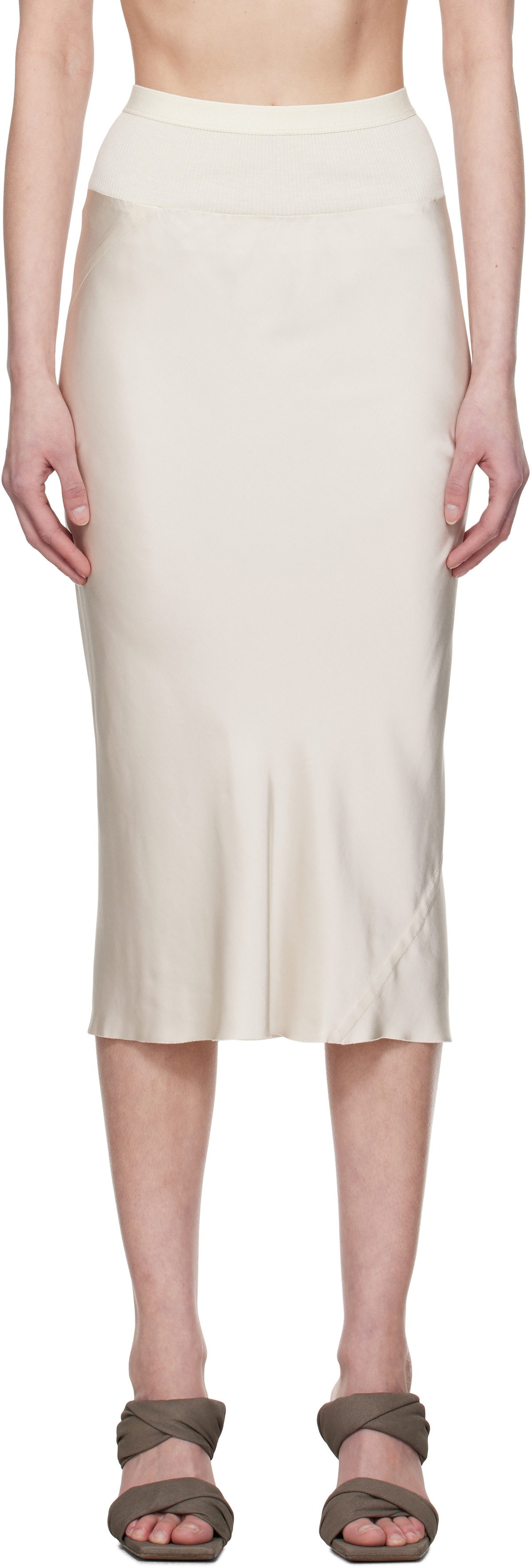 Rick Owens Knee Bias Skirt Skirts 600046663dpk