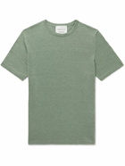 A Kind Of Guise - Hamdi Linen and Merino Wool-Blend T-Shirt - Green